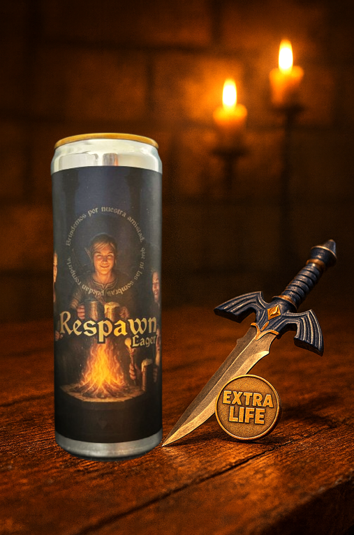 Cerveza Artesanal: Respawn-The Hero (Edición Beta: 500 piezas)
